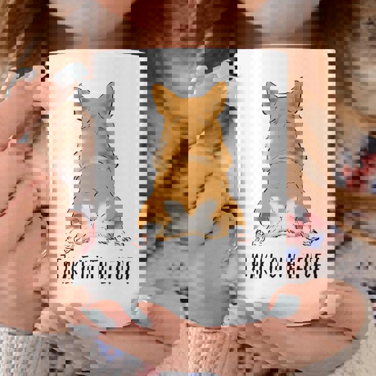 面白いコーギー、コーギーバット、コーギースプルーティング、コーギーママへのギフト。 コーヒーマグ 面白い贈り物