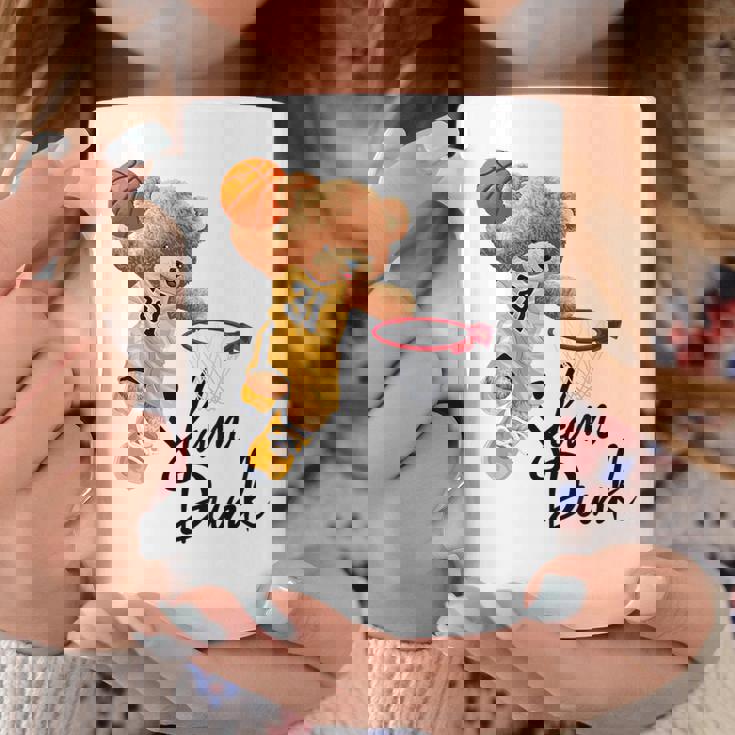 面白いテディベア スラムダンク テディベア バスケットボール コーヒーマグ 面白い贈り物