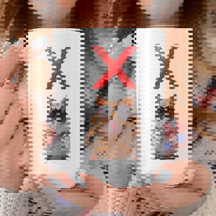 面白くて笑いたい人のためのxハムスター。 長袖tシャツ コーヒーマグ 面白い贈り物