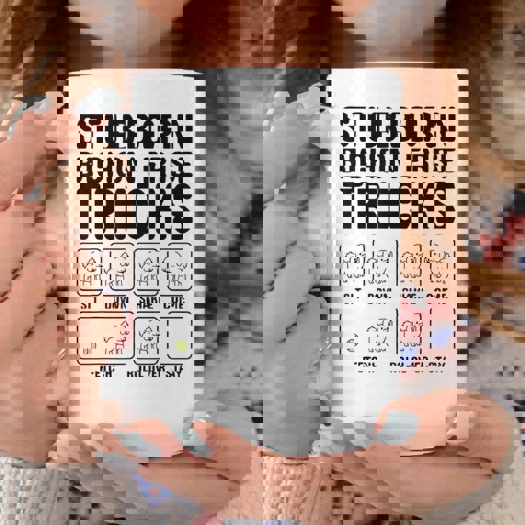 頑固なビションフリーゼ トリックドッグ コーヒーマグ 面白い贈り物