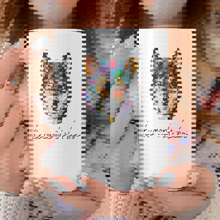 黒柴のグラフィックデザイン コーヒーマグ 面白い贈り物