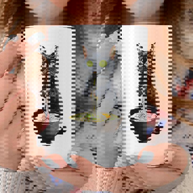 黒猫 ラーメン 麺 和食 コーヒーマグ 面白い贈り物