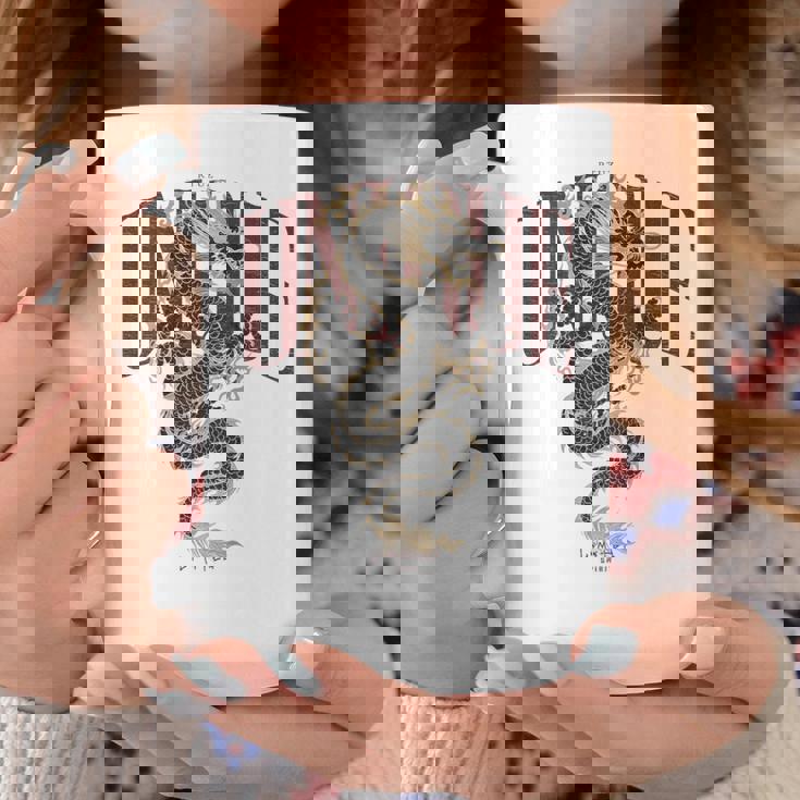 龍 美的 ヒップホップ Y2k Hip Hop 服 レトロ ヴィンテージ ストリートウェア ファッション 女性 男性 竜 コーヒーマグ 面白い贈り物