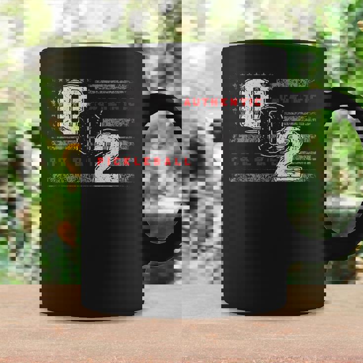 002ピックルボールフラッグ コーヒーマグ ギフトのアイデア