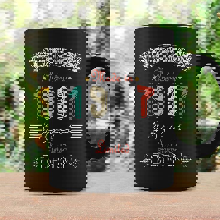 1937年8月生まれ ヴィンテージハッピーバースデー 87歳 コーヒーマグ ギフトのアイデア