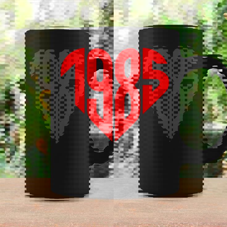 1985 ハート型 ヴィンテージ 1985 ハート型 ラブ 40歳の誕生日に コーヒーマグ ギフトのアイデア