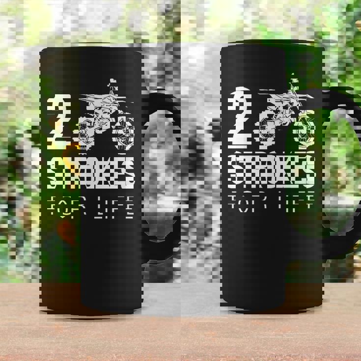 2ストロークフォーライフ モトクロス ダートバイク コーヒーマグ ギフトのアイデア