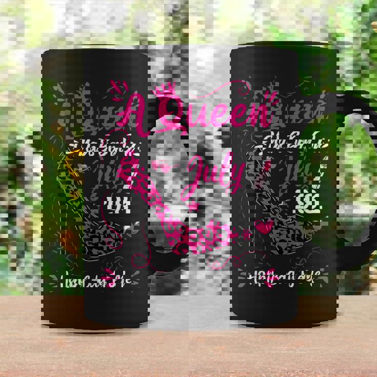 43歳の誕生日 ハイヒール A Queen Was Born In 7月 1981 コーヒーマグ ギフトのアイデア