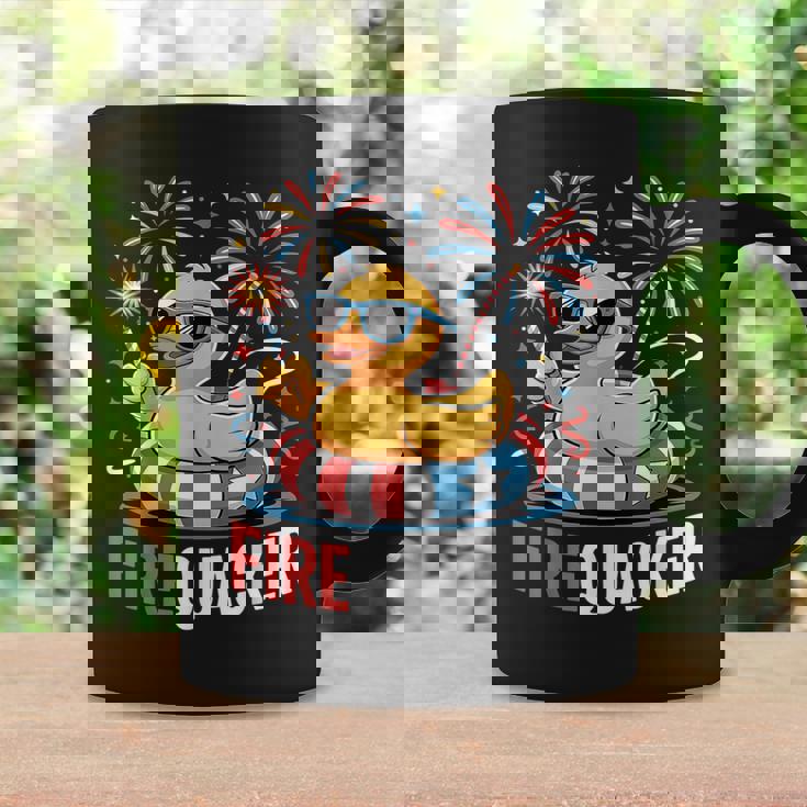 4Th Of July Duck Firequacker Patriotic Fourth Of July Coffee Mug Gifts ideas