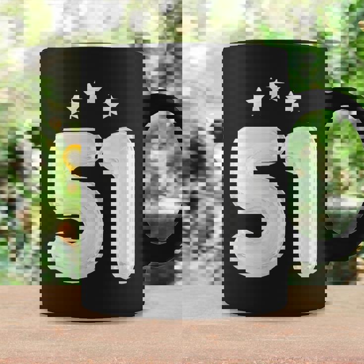 51 歳の誕生日番号 51 バルーン 51 歳の誕生日 コーヒーマグ ギフトのアイデア