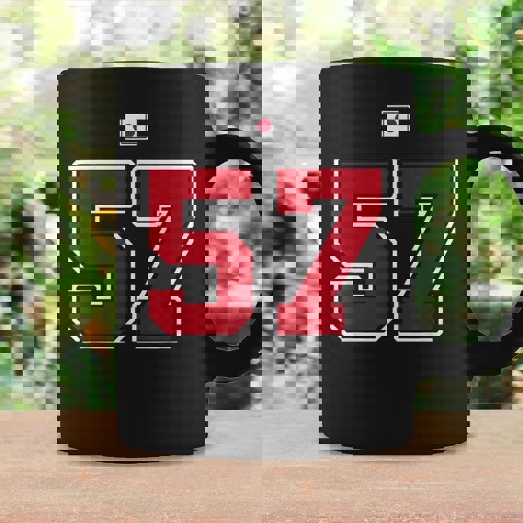 57 ナンバー カレッジスタイル ヴィンテージ 赤 白 日本国旗 コーヒーマグ ギフトのアイデア