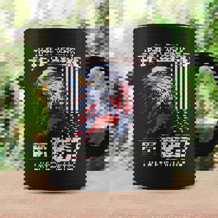 67 歳の誕生日 メンズ オリジナル ヴィンテージ 1957 コーヒーマグ ギフトのアイデア