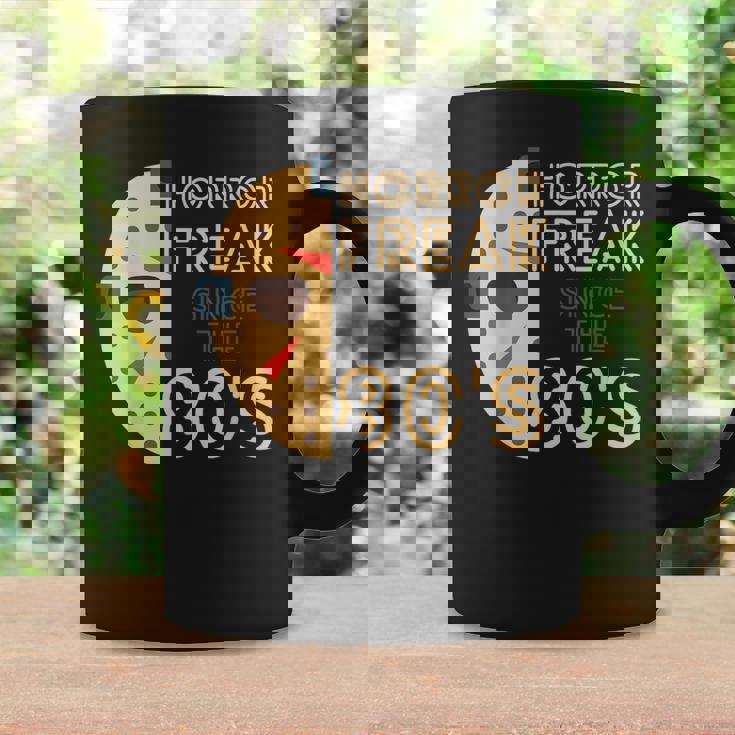 80年代以降のホラーフリーク、80年代スラッシャー映画 コーヒーマグ ギフトのアイデア