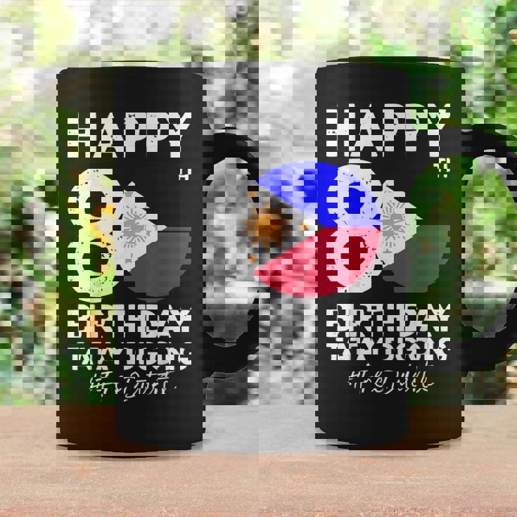 80歳の誕生日おめでとうタテイ・ディゴン・ドゥテルテ Prrd フリー・ドゥテルテ コーヒーマグ ギフトのアイデア