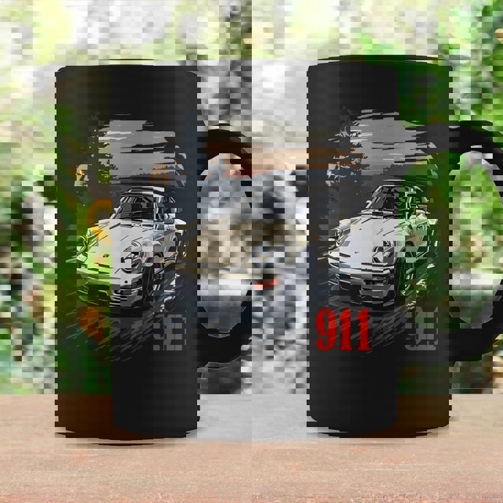 911ターボレトロヴィンテージ964カークラシック自動車トラック。 コーヒーマグ ギフトのアイデア