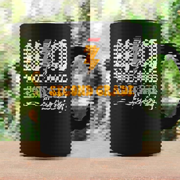 Ab Cd 2年生 ロックス 2年生 先生 男の子 女の子 キッズ コーヒーマグ ギフトのアイデア