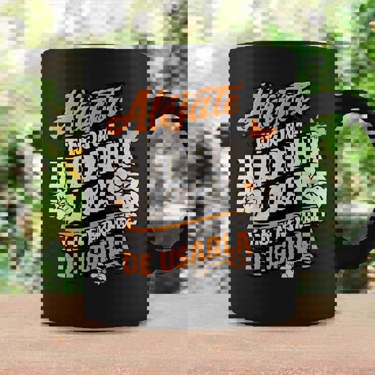 Alejate Tengo Una Madrina Loca Y No Tengo Miedo De Usarla Taza de café Ideas de regalos