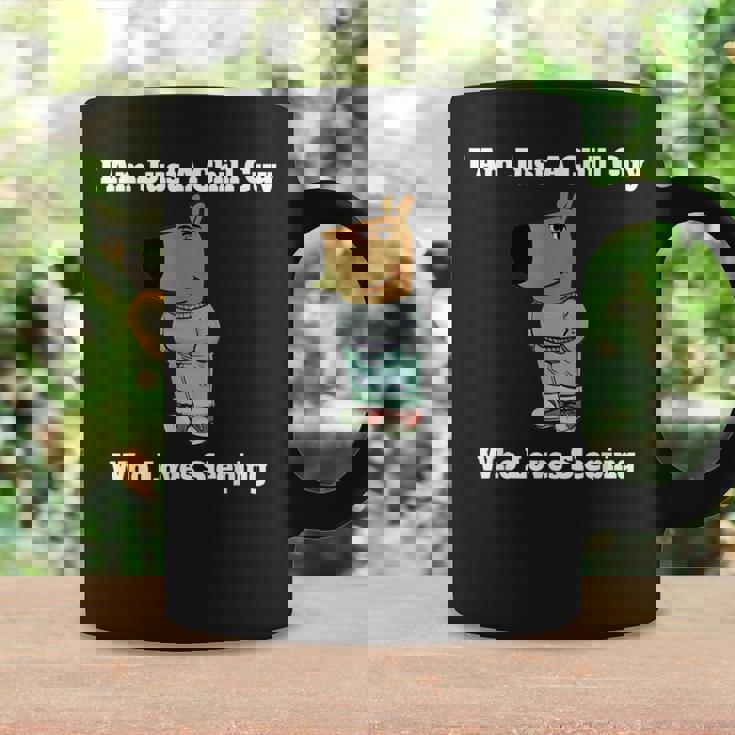 I Am Just A Chill Guy Who Loveleep My New Character コーヒーマグ ギフトのアイデア