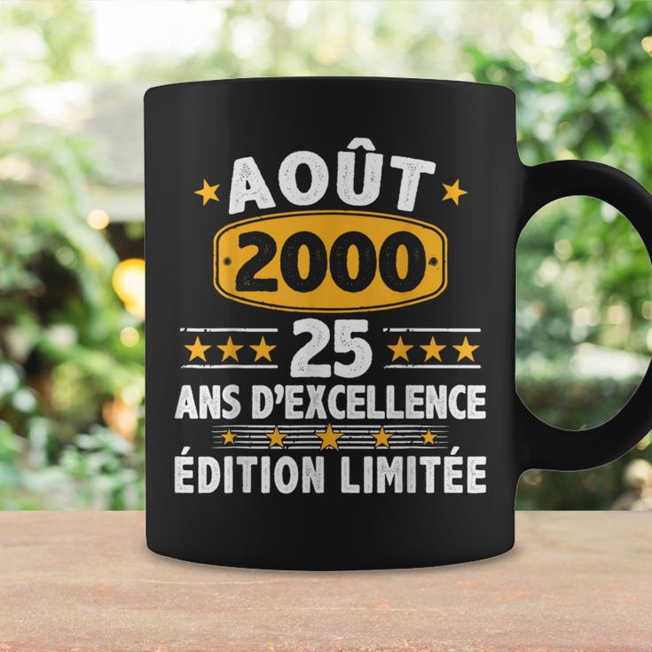 Août 2000 25 Ans Homme Cadeau Anniversaire Août 2000 Tasse Idées cadeaux