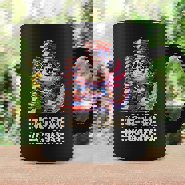 I Axo Love Presschool Axolotl 新学期読書 コーヒーマグ ギフトのアイデア