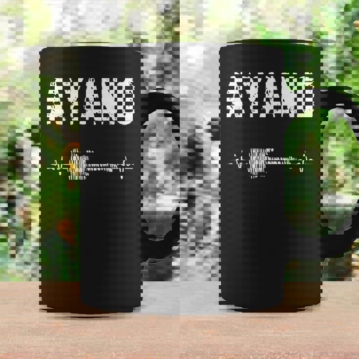 Ayano ギター ハートビート 音楽 ギタリスト レトロ ヴィンテージ コーヒーマグ ギフトのアイデア