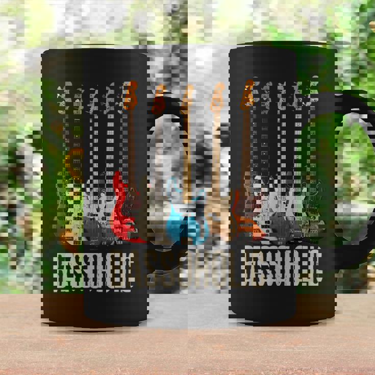 Bassoholic ベースギタープレーヤーのベーシストのコレクターのためのギフトbass コーヒーマグ ギフトのアイデア