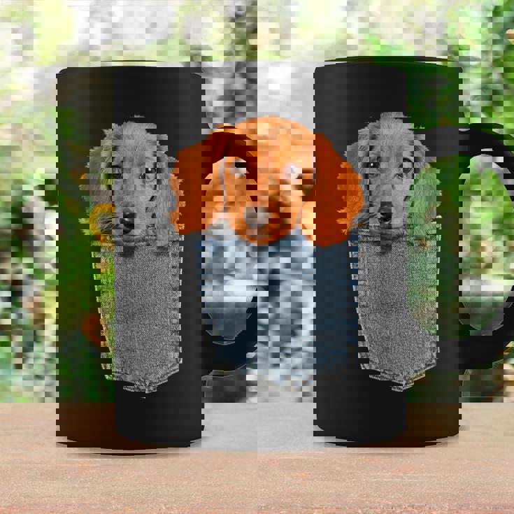 Beagle In My Pocket シャツ かわいい子犬 ダックスフンド ドッグシャツ コーヒーマグ ギフトのアイデア