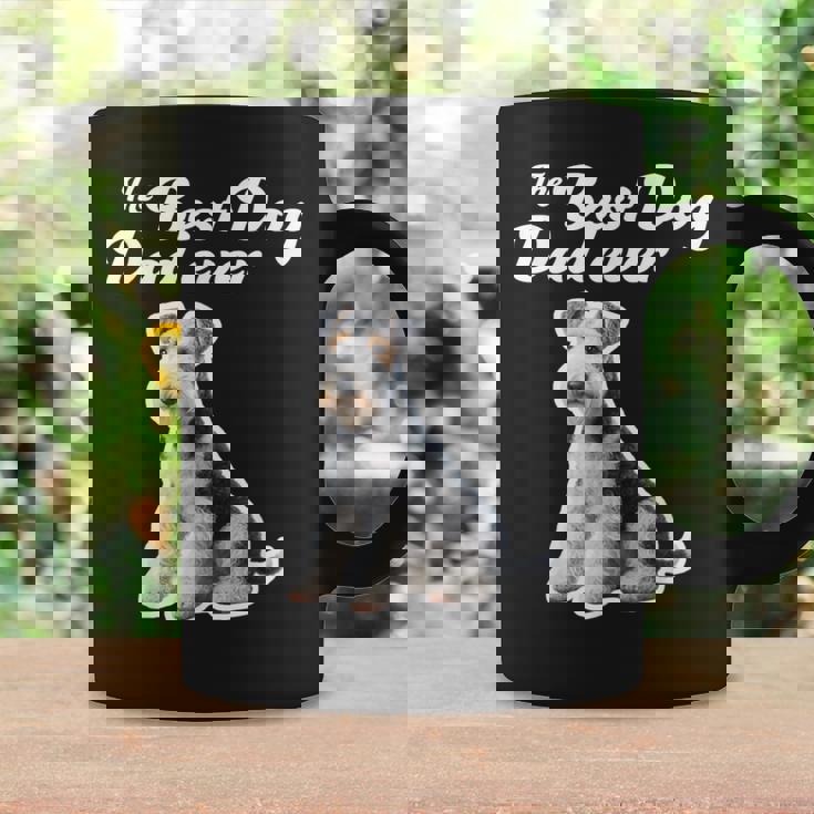 Best Dog Dad Ever ワイヤーフォックステリア コーヒーマグ ギフトのアイデア