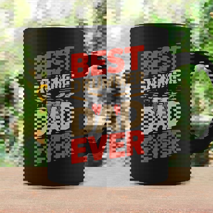 Best Drummer Dad Ever For ギフト アイデア ドラム ファニー パパ コーヒーマグ ギフトのアイデア