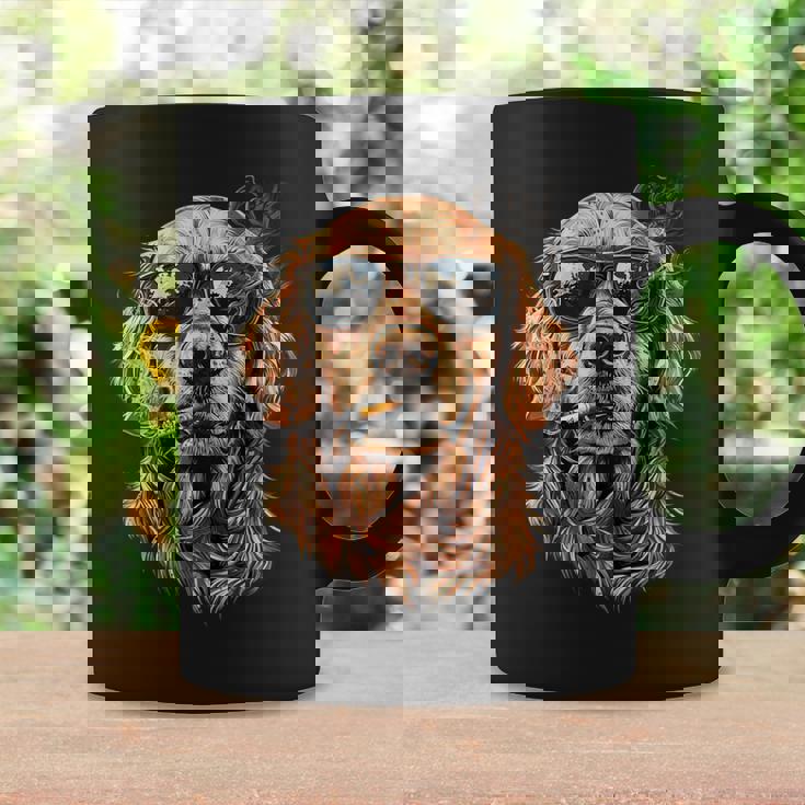 Best Golden Retriever Dad Ever Dog Para Hombres Y Niños Taza de café Ideas de regalos