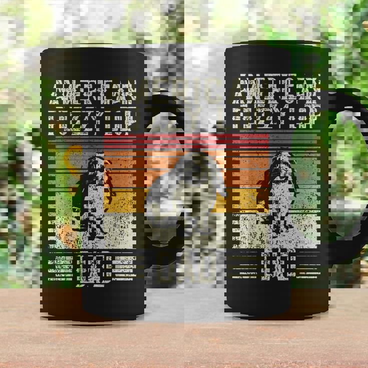 Best Rabbit Dad ヴィンテージアメリカンファジーロップ コーヒーマグ ギフトのアイデア