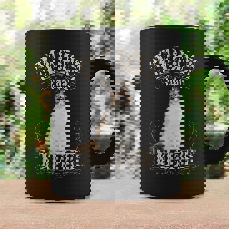 メンズ Best Ragdoll Dad Ever ラグドールキャットギフト レトロビンテージ コーヒーマグ ギフトのアイデア