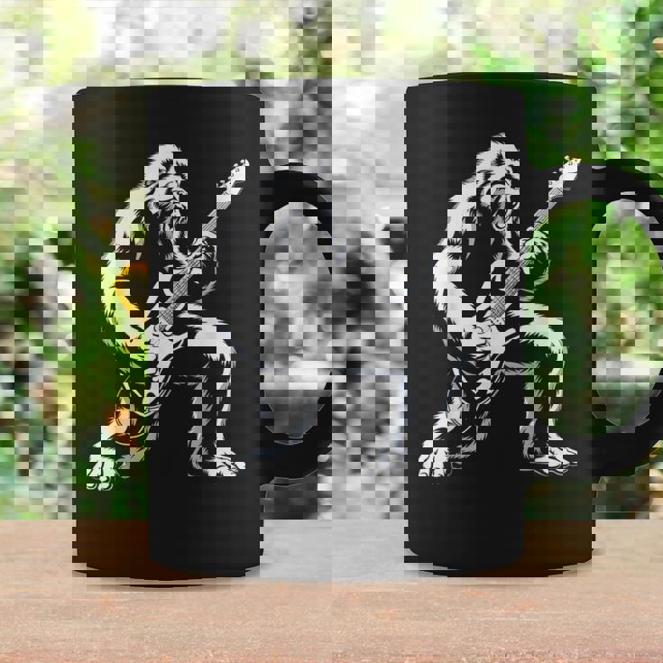 Bigfoot Playing Guitar Rock And Roll Music Band Sasquatch Coffee Mug Gifts ideas