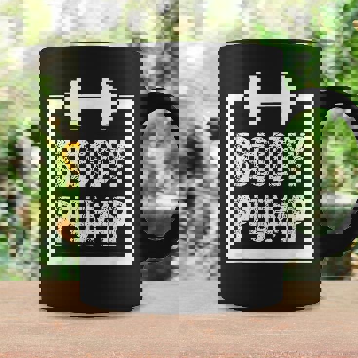 Body Pump Fitness Motivation ボディビルディングジムシャツ コーヒーマグ ギフトのアイデア