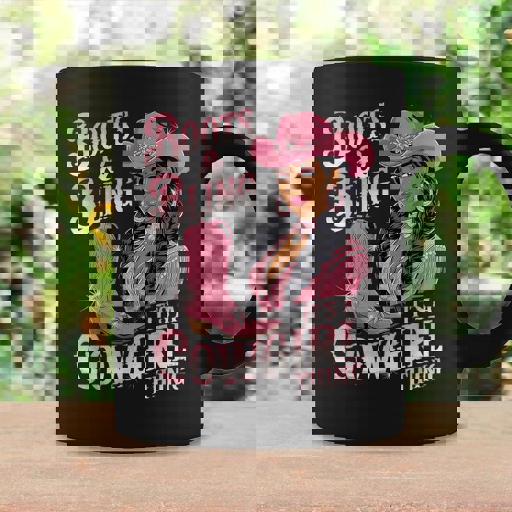 Boots And Bling It's A Cowgirl Thing Melanin Black Cowgirl Coffee Mug Gifts ideas Boots And Bling It's A Cowgirl Thing Melanin Black Cowgirl Coffee Mug Gifts ideas