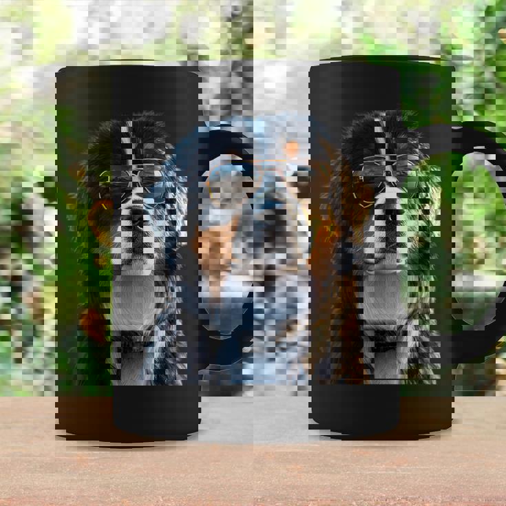 Boyero De Berna Con Gafas Deol Perro Dulce Taza de café Ideas de regalos