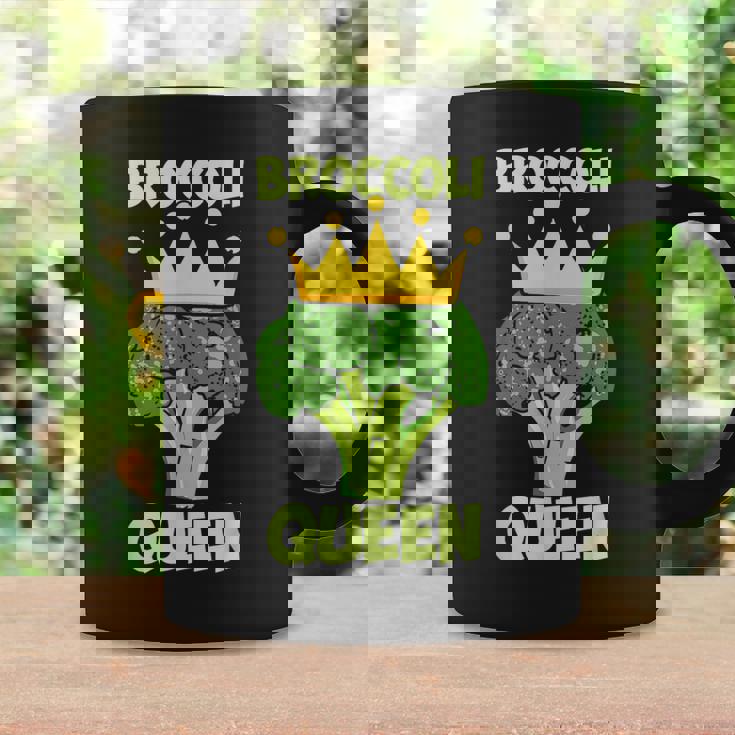 Broccoli Queen ブロッコリーの女王 ブロッコリー ベジタリアン・ベジタブル ブロッコリー コーヒーマグ ギフトのアイデア