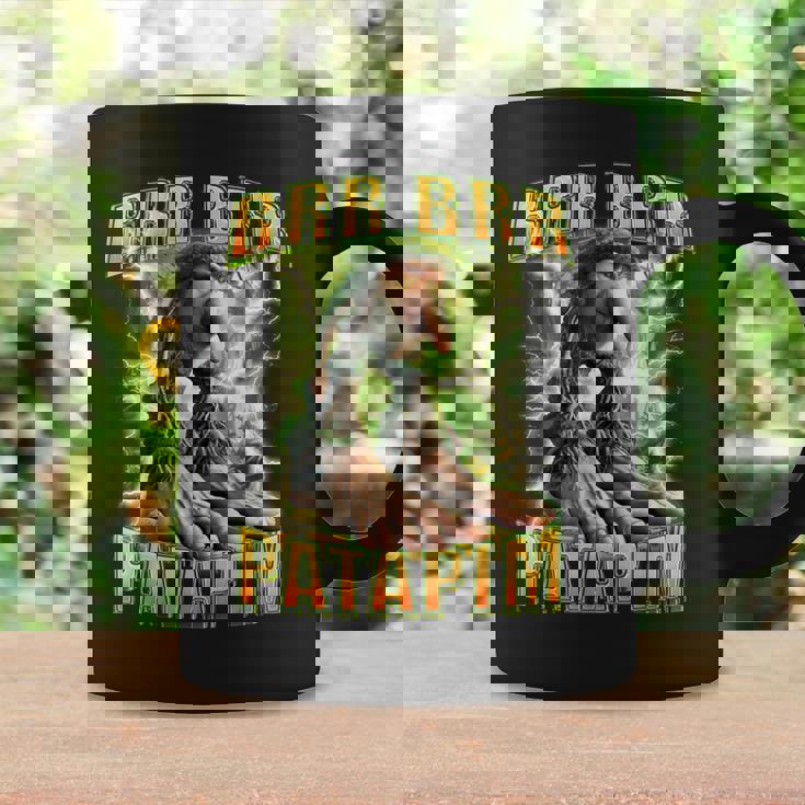 Brr Brr Patapim Divertido Italiano Meme Brainrot Patapim Humor Taza de café Ideas de regalos