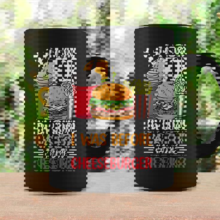 Burger メンズ レディース チーズバーガー ファーストフード バーガー愛好家 コーヒーマグ ギフトのアイデア