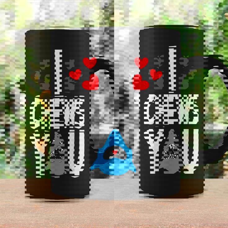 I Chews Youhark バレンタインデー ラブ ハート メンズ レディース コーヒーマグ ギフトのアイデア