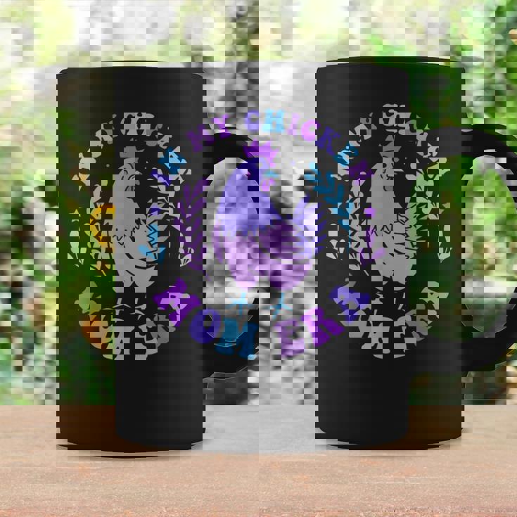 In My Chicken Mom Era Retro Groovy Mama Farm Country Animals Coffee Mug Gifts ideas