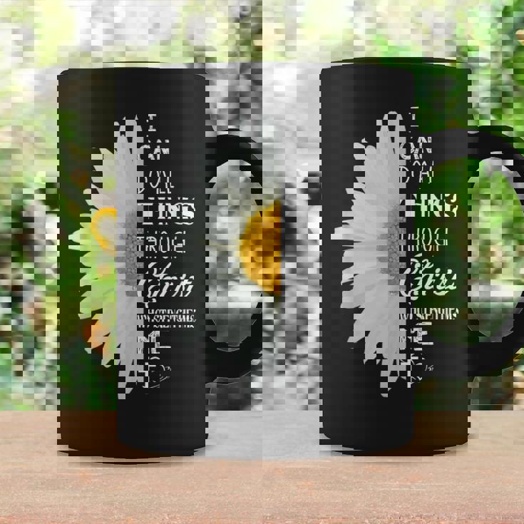 Christian Inspirational Christ Whotrengthens Me コーヒーマグ ギフトのアイデア