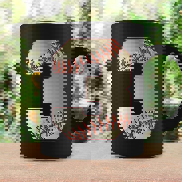 Cool 3 3番 数字 バースデーパーティー 3番目 野球 誕生日 コーヒーマグ ギフトのアイデア