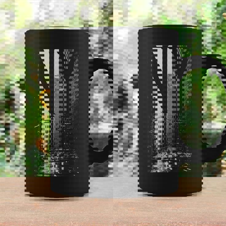 Cool New York City Abstractkyline & New York コーヒーマグ ギフトのアイデア