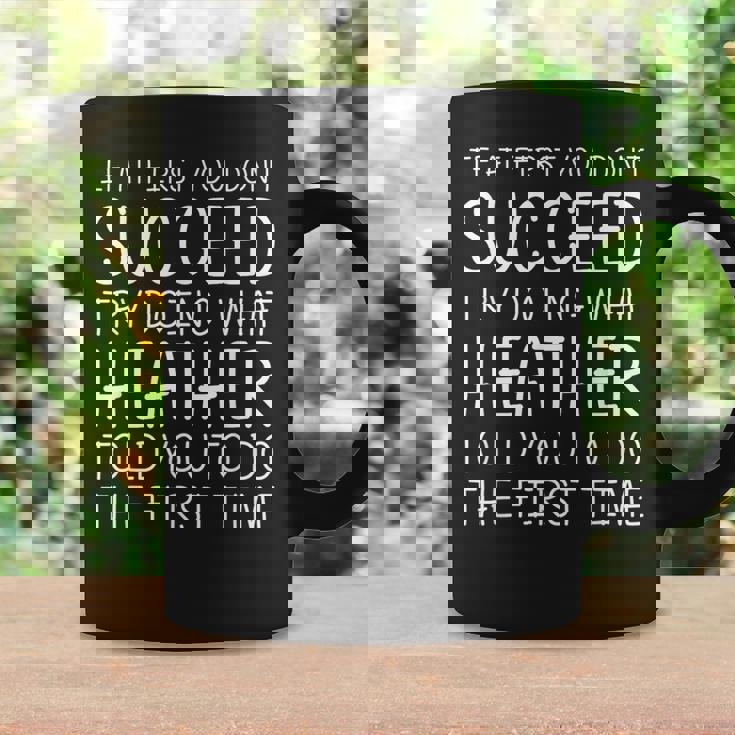 Custom Name Girl Mom Wife Birthday Presents Heather Name Personalized Birthday Christmas Joke Coffee Mug Gifts ideas