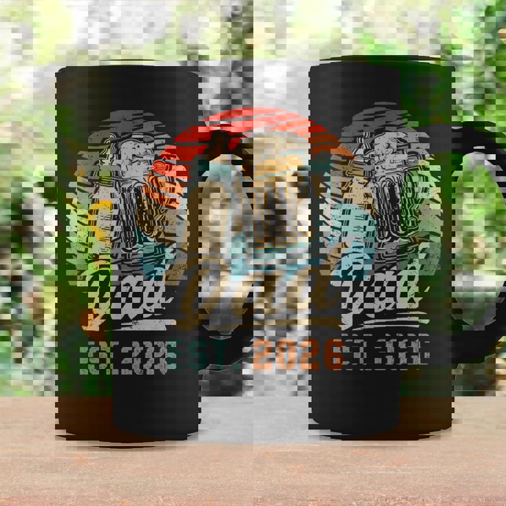 Dad Est 2026 年のパパ 初めての父の日 若いパパ 新しいパパ コーヒーマグ ギフトのアイデア