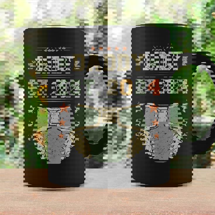 Daddy Est 2024 年生パパ 新米パパ 初めてのパパ 若いパパ コーヒーマグ ギフトのアイデア