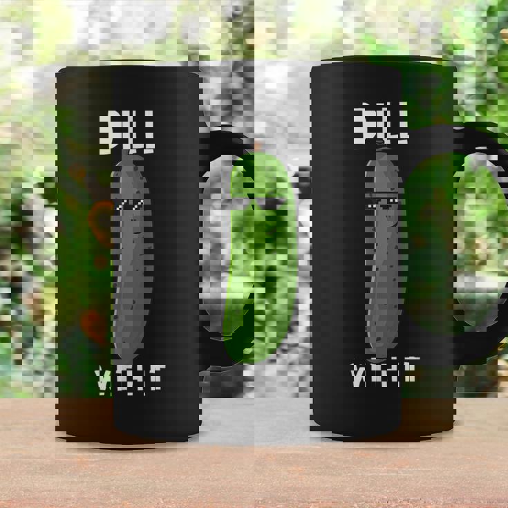 Dill With It 面白い ディル ピクルス 恋人 ピクルス 食通 コーヒーマグ ギフトのアイデア