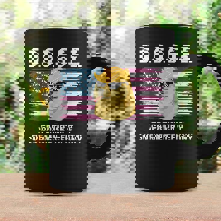 Doge 政府効率省 トランプ柴犬 コーヒーマグ ギフトのアイデア