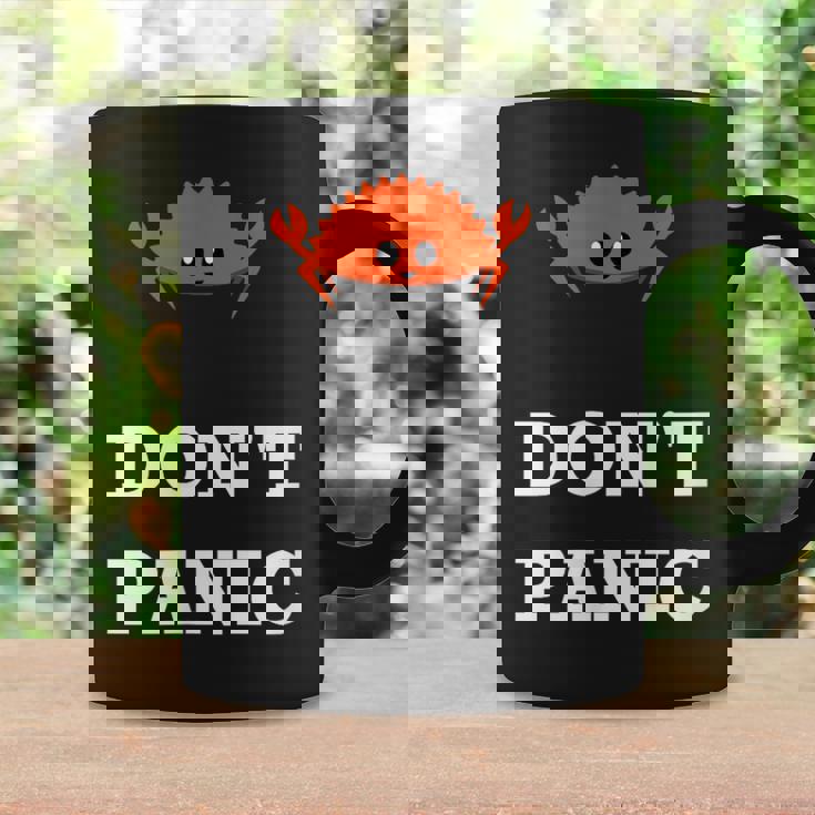 Don't Panic Rustacean Ferris The Crab Rustプログラミング コーヒーマグ ギフトのアイデア